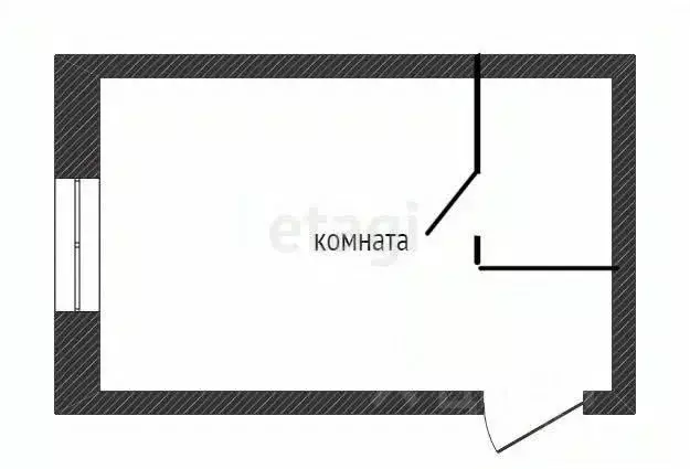 Комната Вологодская область, Вологда Архангельская ул., 5 (17.5 м) - Фото 2