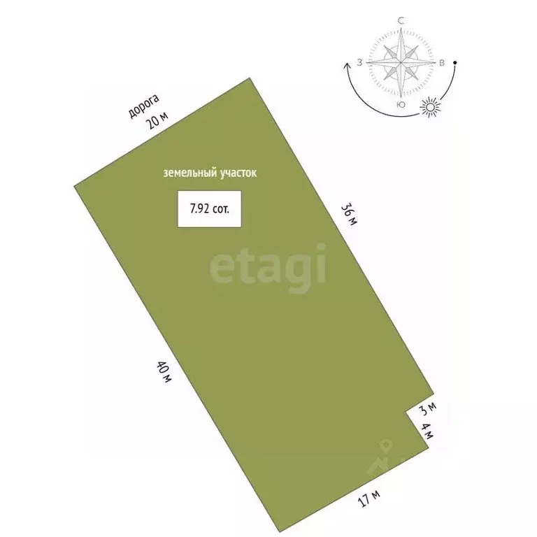 Участок в Крым, Симферополь ул. Алмалы, 39 (7.92 сот.) - Фото 2