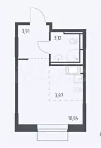 Квартира-студия, 23 м, 3/10 эт. - Фото 0