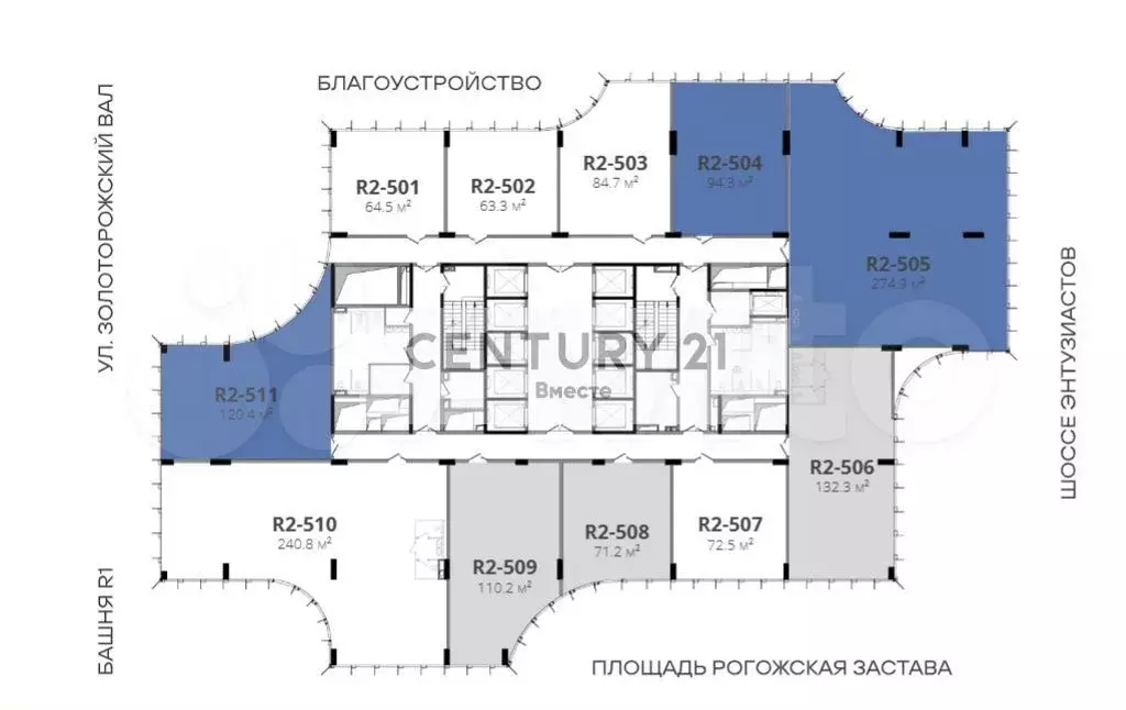 Продажа Офис 120,4 м2 в новом бизнес-центре (А)метро Римская - 3 мин. ... - Фото 0