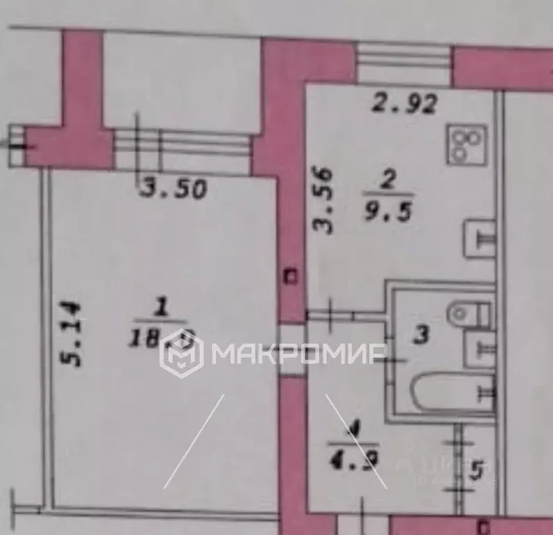 1-к кв. Новосибирская область, Новосибирск Выборная ул., 110 (36.1 м) - Фото 1