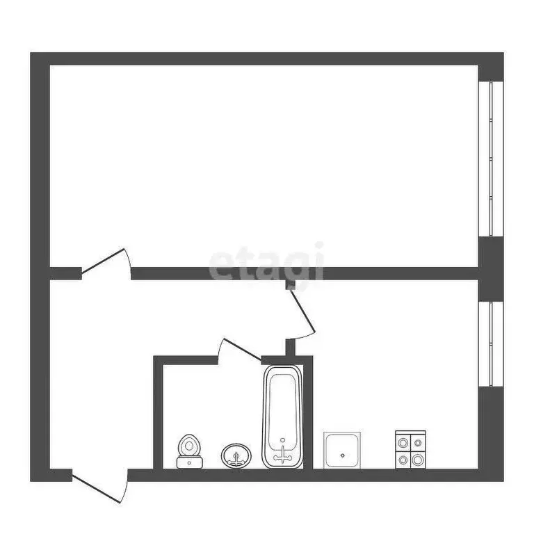 1-комнатная квартира: Абакан, Пирятинская улица, 13 (30.4 м) - Фото 1