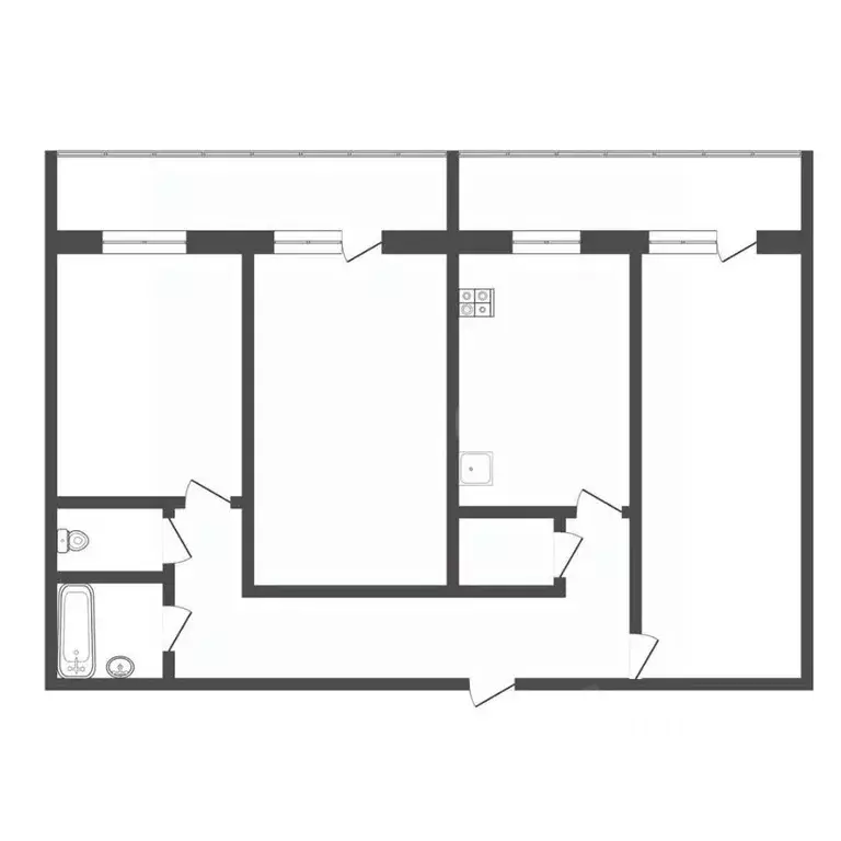 3-к кв. Тульская область, Тула просп. Ленина, 118 (80.3 м) - Фото 2