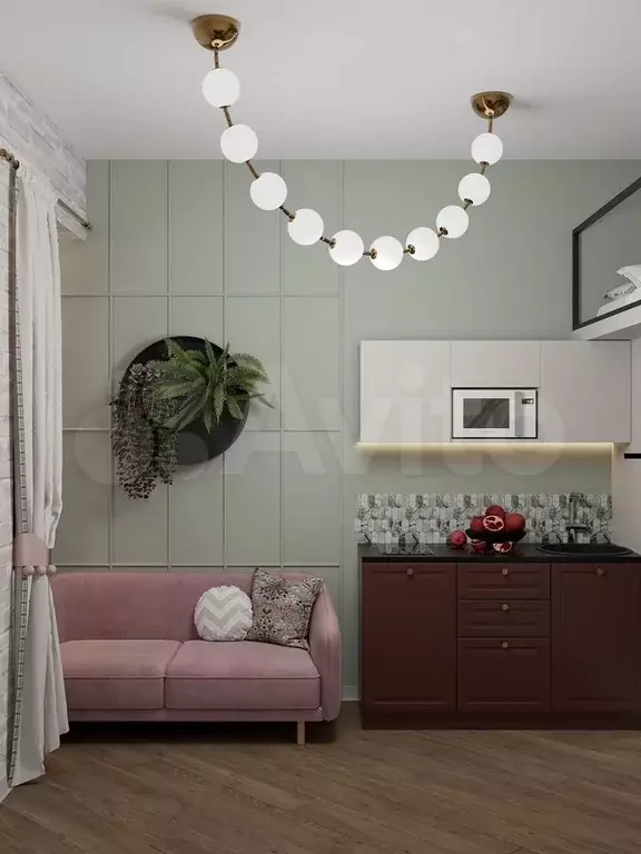 Квартира-студия, 21,3 м, 2/5 эт. - Фото 1