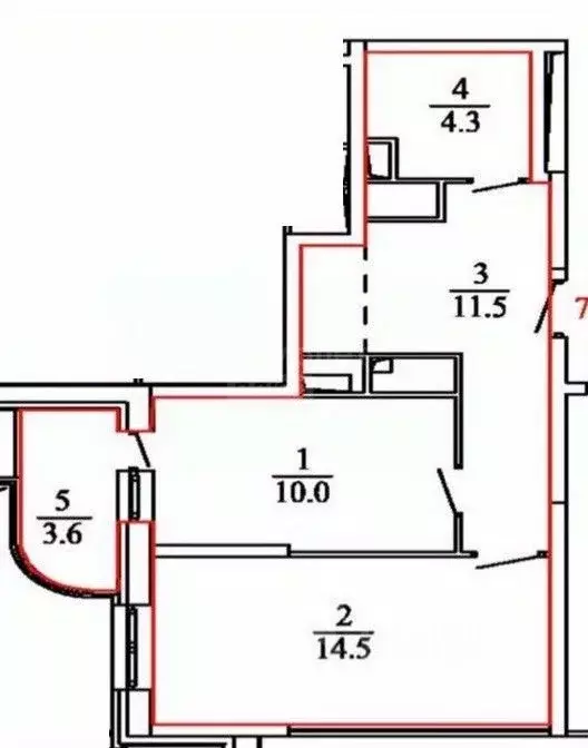 2-к кв. Московская область, Балашиха ул. Демин луг, 6/5 (40.3 м) - Фото 2
