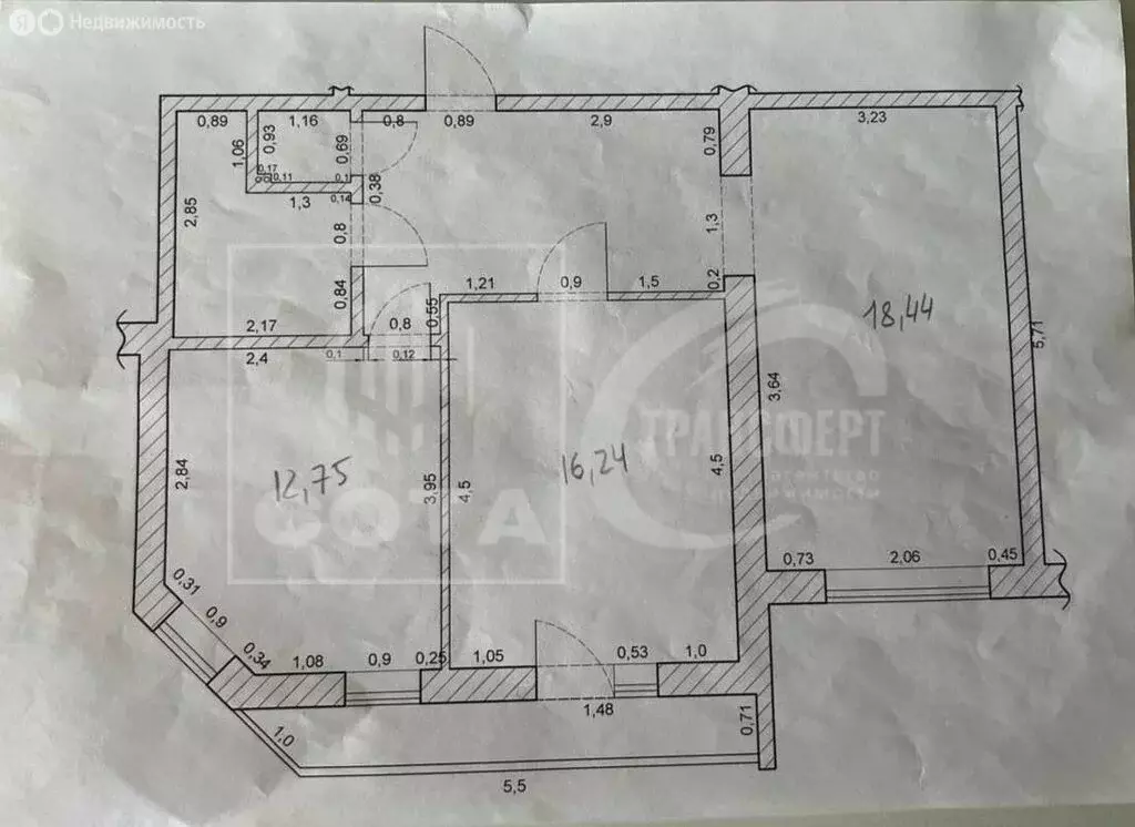 2-комнатная квартира: Воронеж, улица 20-летия Октября, 64 (65.1 м) - Фото 1