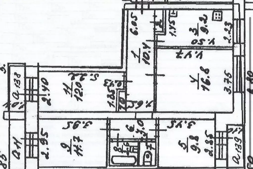 4-к кв. Рязанская область, Рязань ул. Островского, 27к1 (77.7 м) - Фото 2