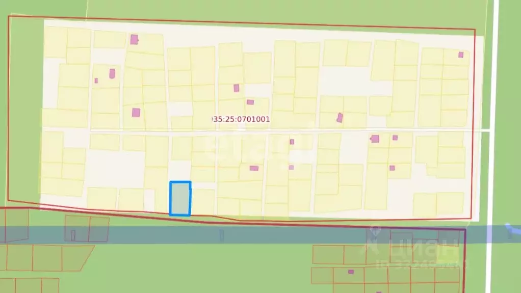 Участок в Вологодская область, Камыш садоводческое товарищество  (11.0 ... - Фото 2