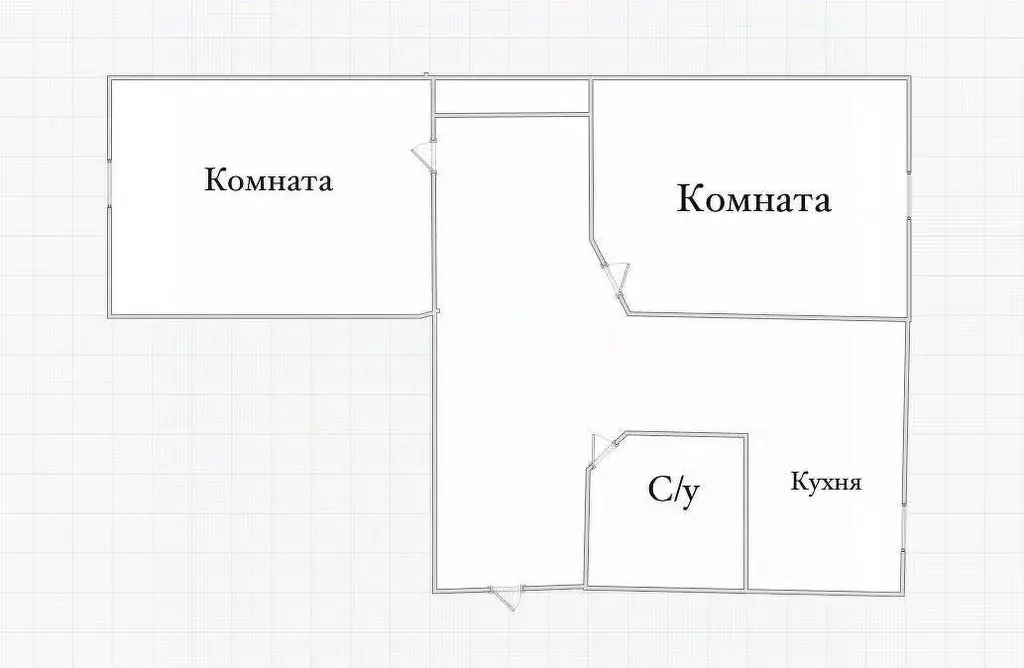 2-к кв. Приморский край, Владивосток ул. Калинина, 21 (43.1 м) - Фото 0