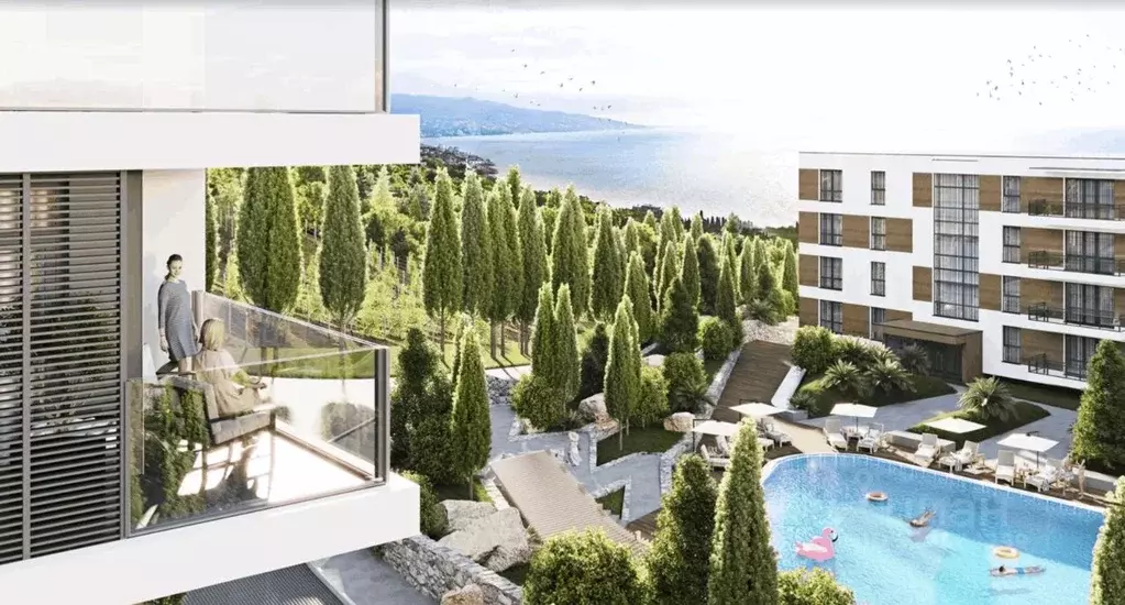 2-к кв. Крым, Алушта ул. Сергеева-Ценского, 4В (55.3 м) - Фото 2