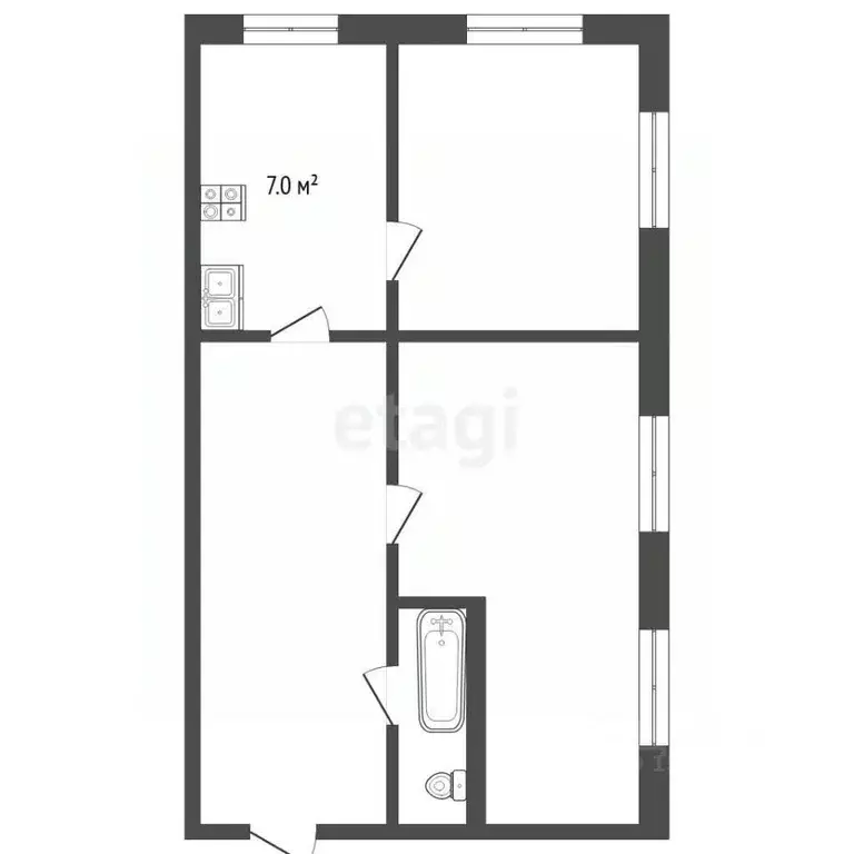 2-к кв. Владимирская область, Муром Юбилейная ул., 2 (321.1 м) - Фото 2