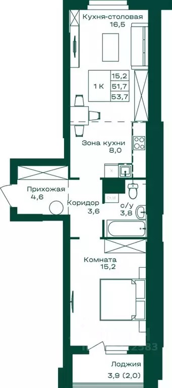 1-к кв. Алтай, Майминский район, с. Майма  (53.7 м) - Фото 0