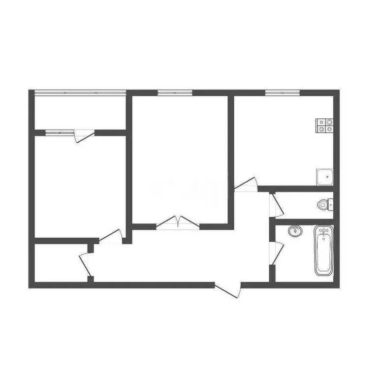 2-комнатная квартира: Тула, улица Комарова, 49А (50.5 м) - Фото 0