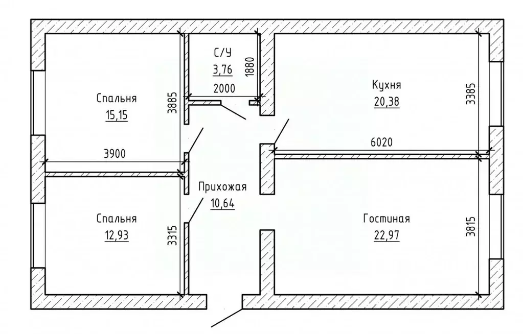 3-к кв. Кабардино-Балкария, Нальчик ул. Шогенова, 50 (90.5 м) - Фото 2