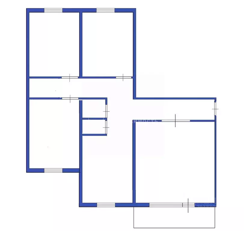 4-к кв. Кемеровская область, Ленинск-Кузнецкий просп. Текстильщиков, ... - Фото 2