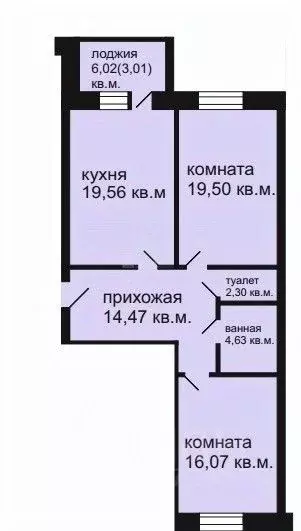 2-к кв. Владимирская область, Ковров Еловая ул., 84/4 (76.5 м) - Фото 1