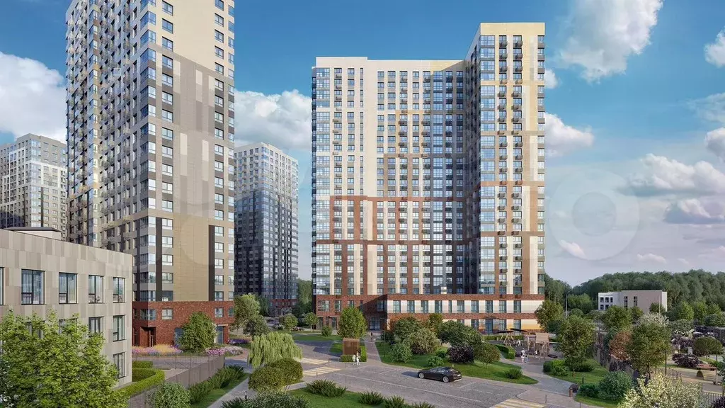 3-к. квартира, 65 м, 9/24 эт. - Фото 1