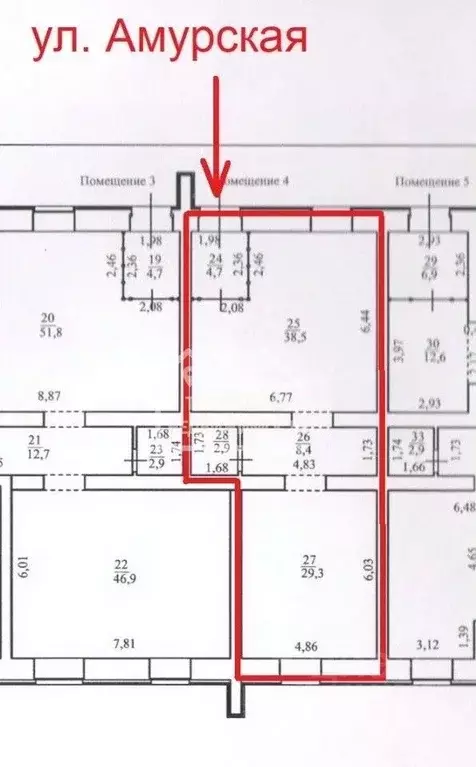 Торговая площадь в Тюменская область, Тюмень Амурская ул., 39 (84 м) - Фото 1