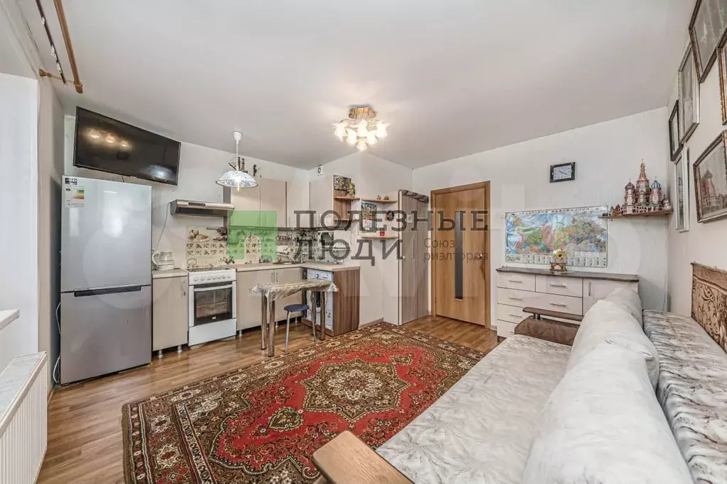 Квартира-студия, 23,8 м, 2/10 эт. - Фото 1