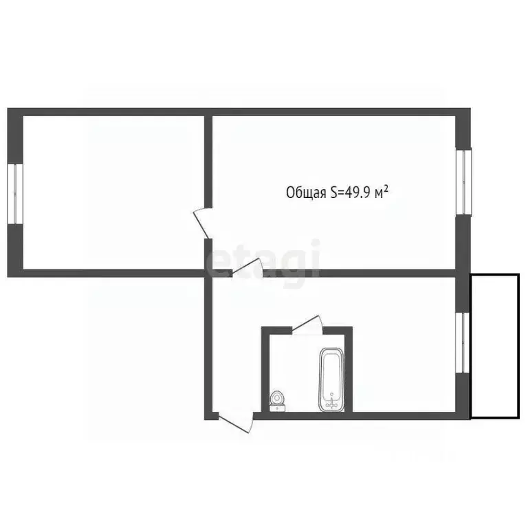 2-к кв. Кемеровская область, Ленинск-Кузнецкий Топкинская ул., 150/1 ... - Фото 1