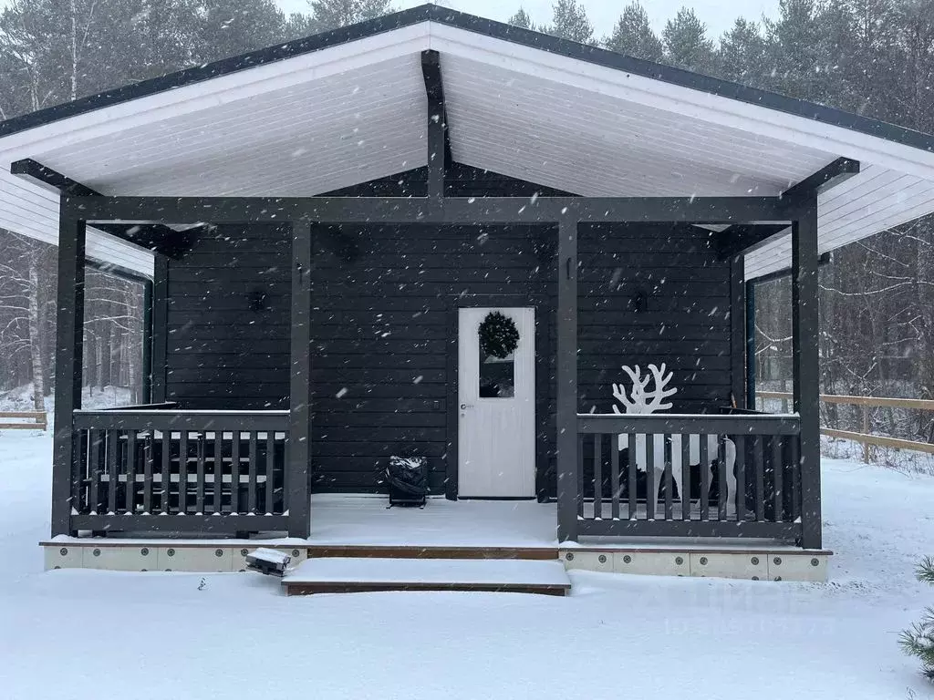 Дом в Карелия, Прионежский район, с. Деревянное Пионерский пер., 30 ... - Фото 1