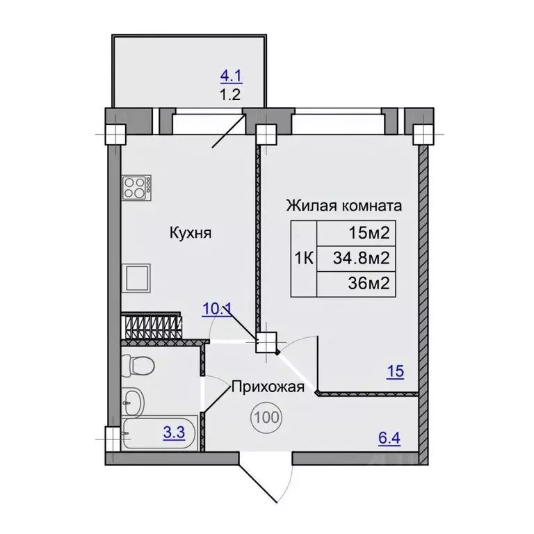 1-к кв. Приморский край, Артем ул. Кирова, 74/1 (35.7 м) - Фото 0