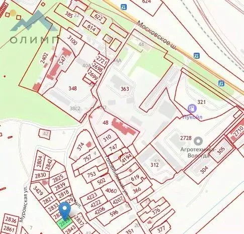 Участок в Вологодская область, Вологда ул. Минская, 42 (8.0 сот.) - Фото 1