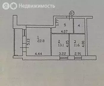 2-комнатная квартира: Владимир, микрорайон Коммунар, Песочная улица, 4 ... - Фото 2