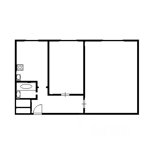 2-к кв. Санкт-Петербург ул. Симонова, 9К3 (46.0 м) - Фото 2