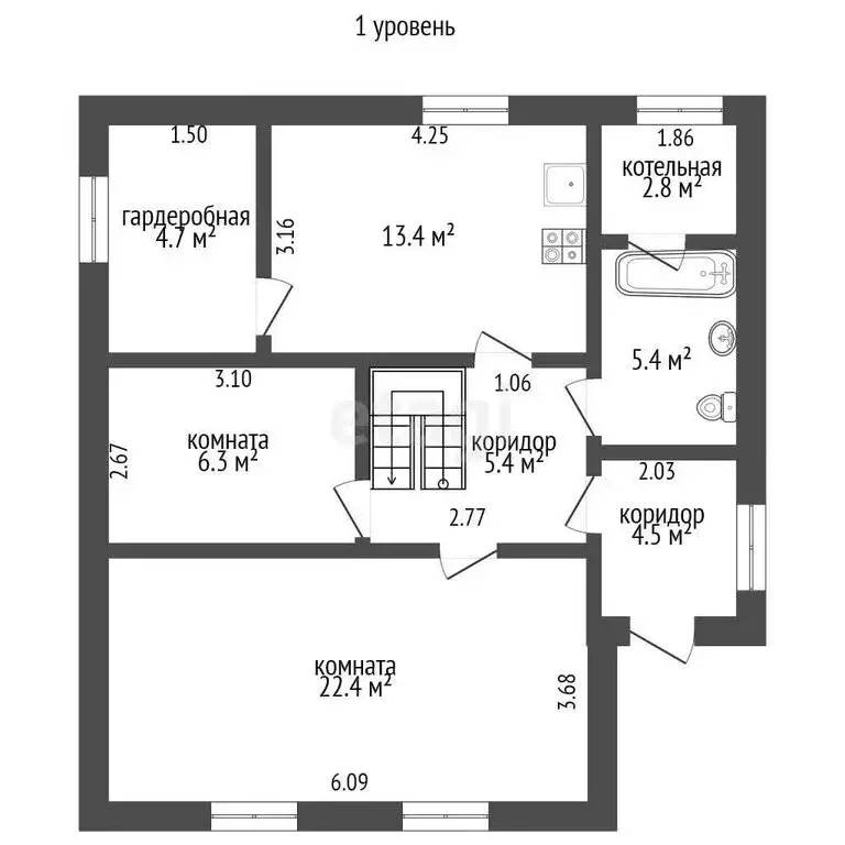 Дом в Ишим, Интернациональная улица (119 м) - Фото 2