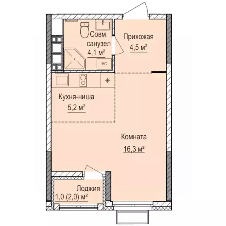 Студия Удмуртия, Ижевск Восток СНТ, 112 (31.1 м) - Фото 1