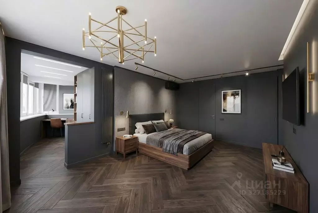 3-к кв. Москва просп. 60-летия Октября, 17 (97.0 м) - Фото 2