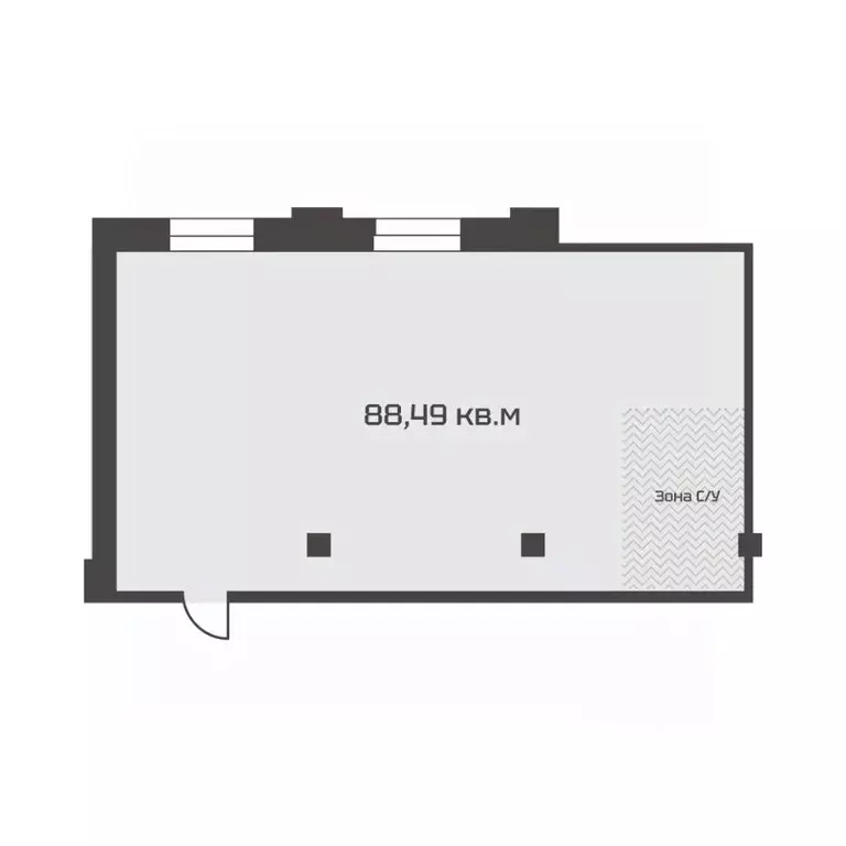 Офис в Санкт-Петербург Московский просп., 114 (88 м) - Фото 2