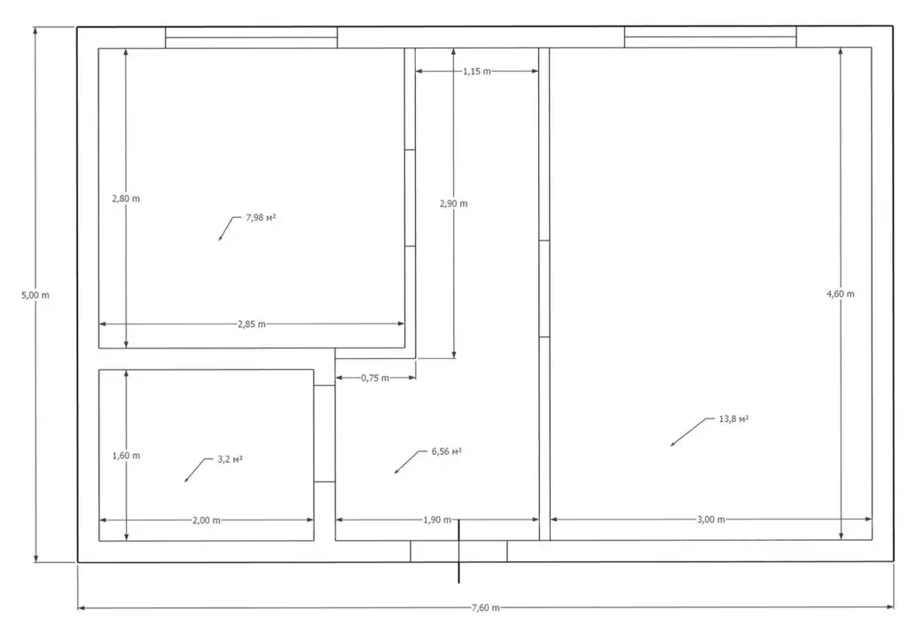 Дом в Севастополь с. Родниковское, ул. Карадагская (34 м) - Фото 1