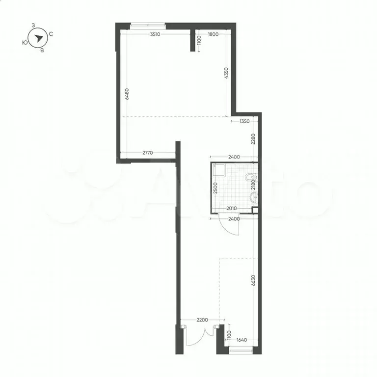 Продам помещение свободного назначения, 71.5 м - Фото 1