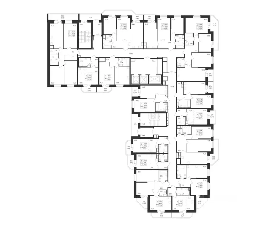 3-к кв. Санкт-Петербург ул. Гудиловская, 9 (74.2 м) - Фото 2