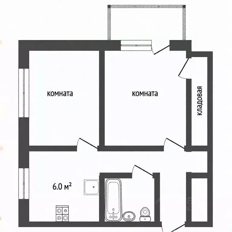 2-к кв. Москва ул. Юных Ленинцев, 7 (36.0 м) - Фото 2