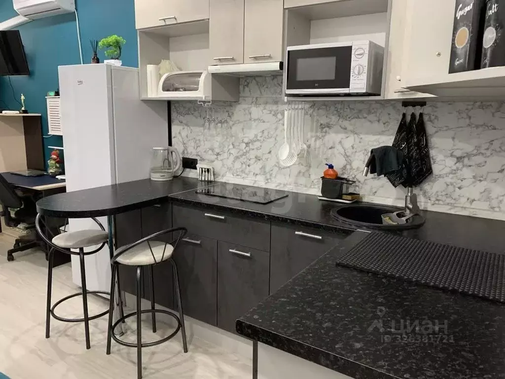 Студия Москва Миклухо-Маклая ул., 42Б (16.8 м) - Фото 1