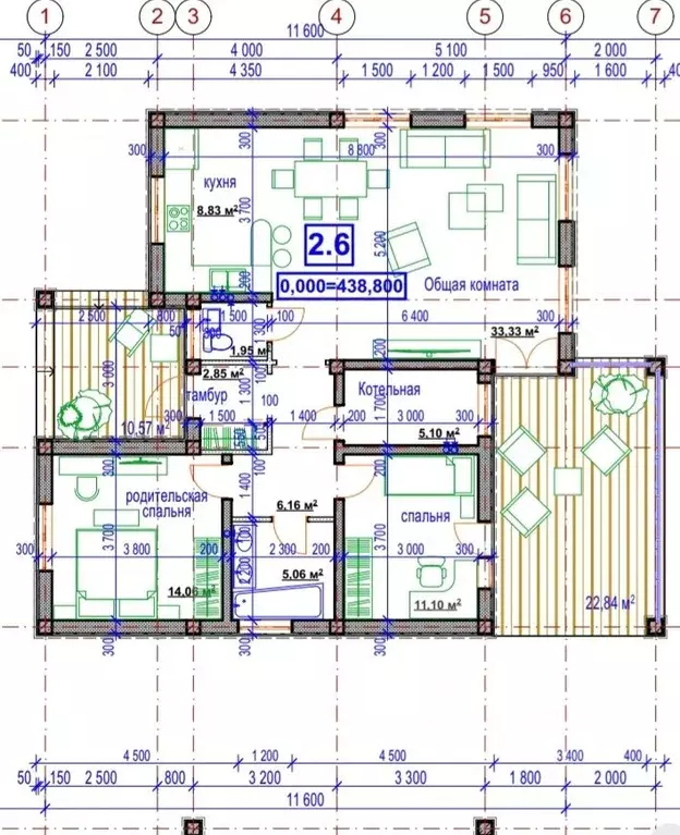 Дом в Крым, Симферопольский район, Добровское с/пос, с. Краснолесье ... - Фото 2