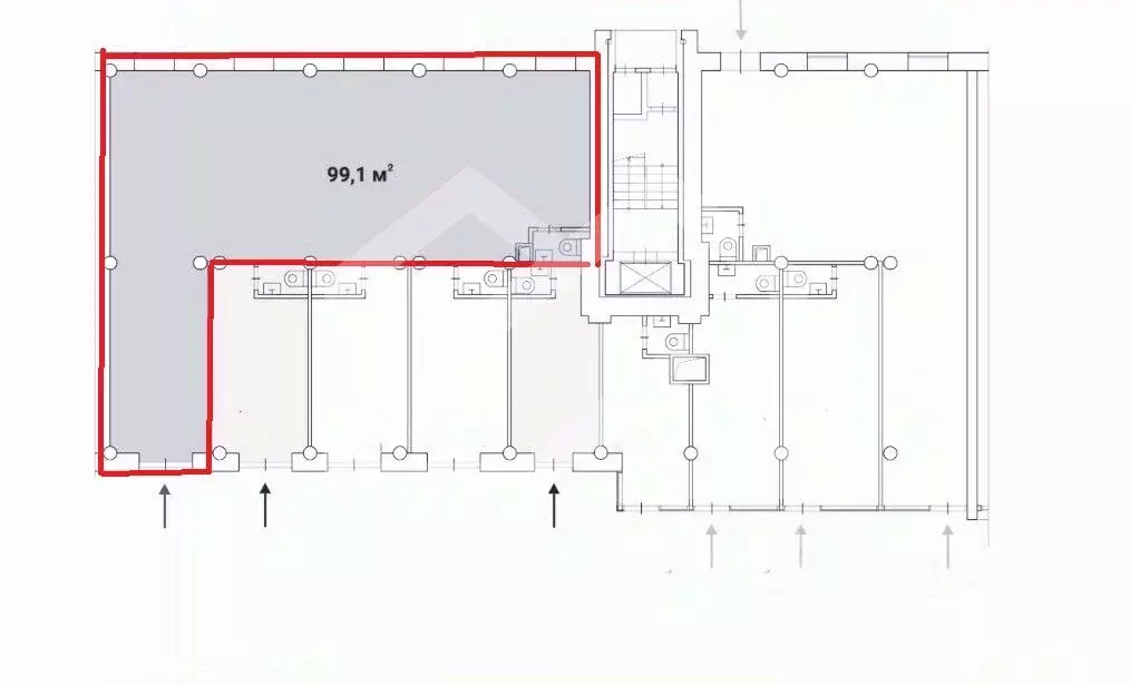 Помещение свободного назначения в Москва Планерная ул., 12К1 (99 м) - Фото 2