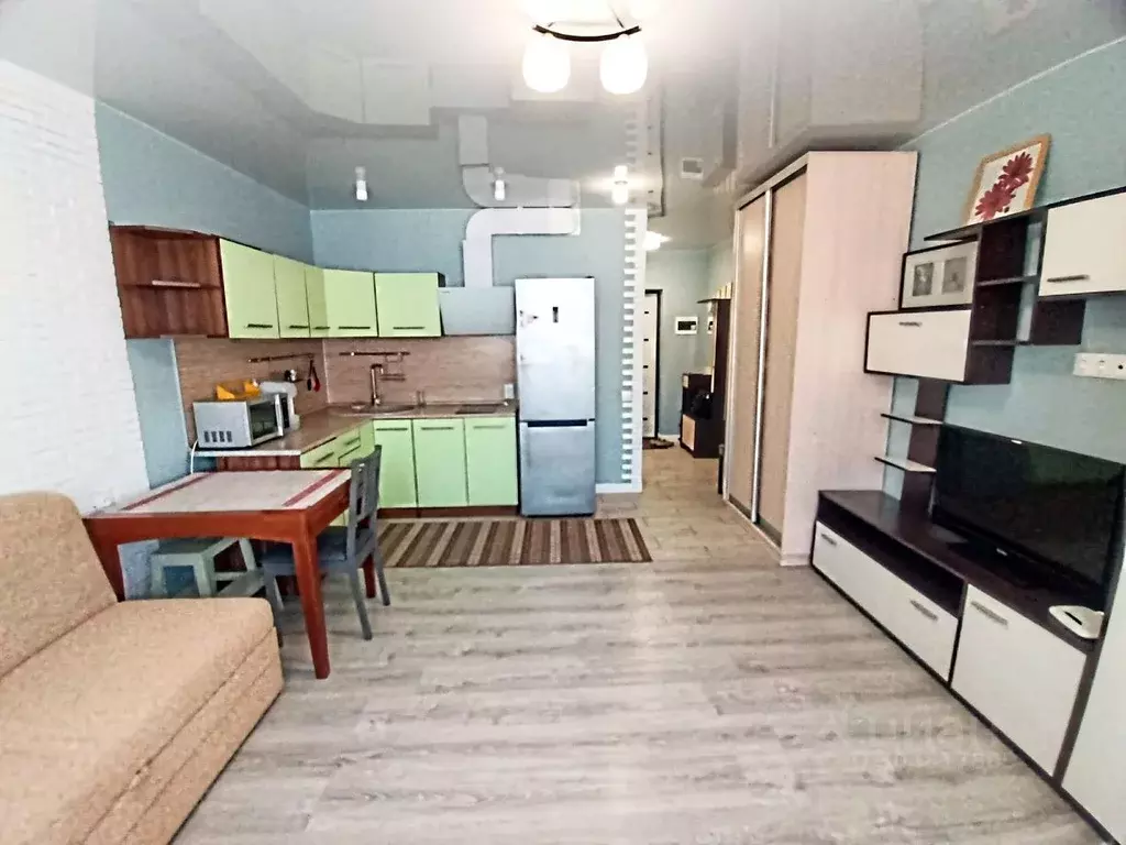 Студия Московская область, Домодедово Южный мкр, ул. Курыжова, 14 ... - Фото 1