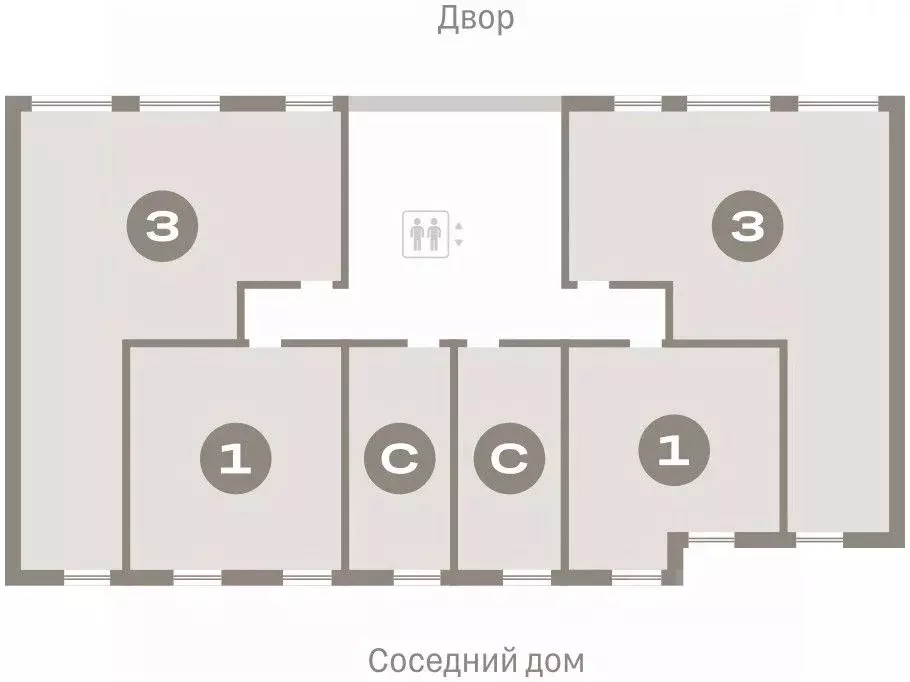 3-к кв. Новосибирская область, Новосибирск Европейский Берег мкр,  ... - Фото 1