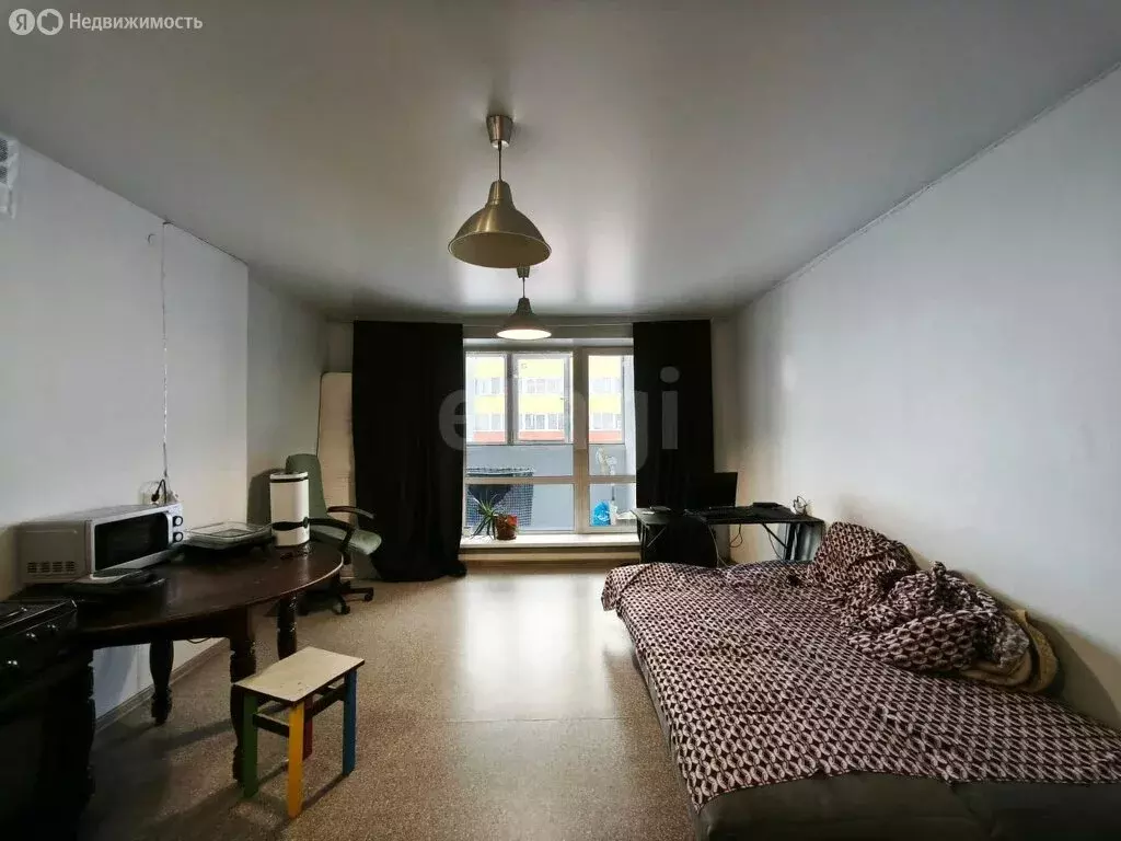 Квартира-студия: Новосибирск, Волховская улица, 37 (35.2 м) - Фото 1