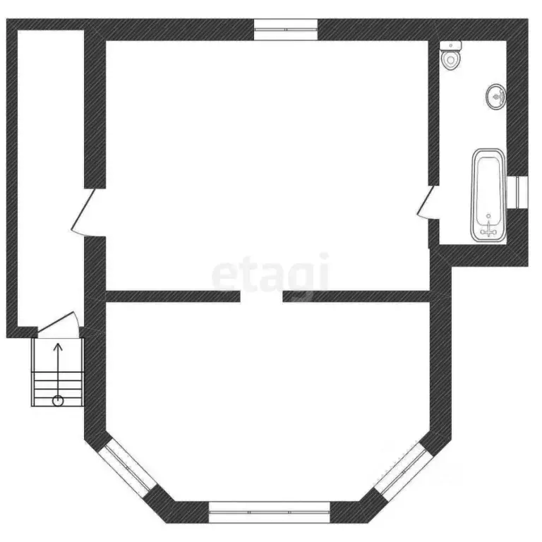 Дом в Курганская область, Кетовский муниципальный округ, Светлогорье ... - Фото 2
