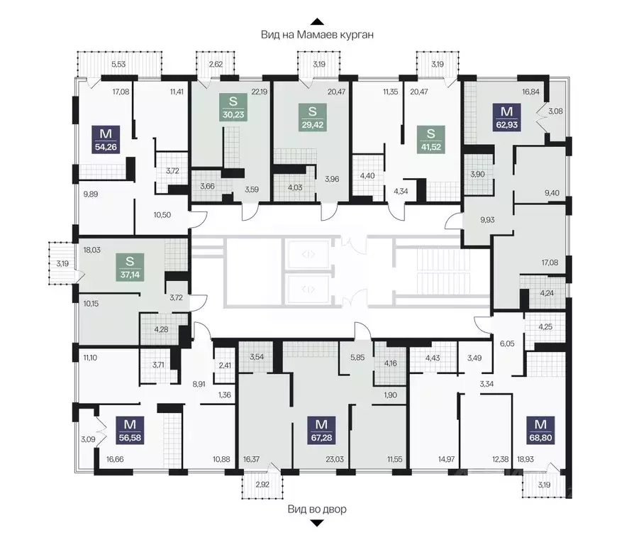 1-к кв. Волгоградская область, Волгоград просп. Имени В.И. Ленина, 59Г ... - Фото 2