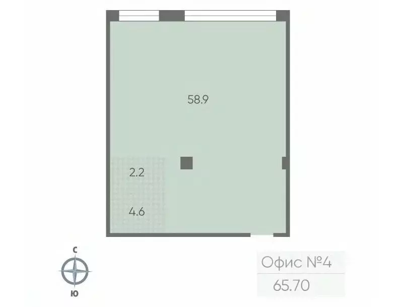 Офис в Санкт-Петербург Партизанская ул., 5 (66 м) - Фото 1
