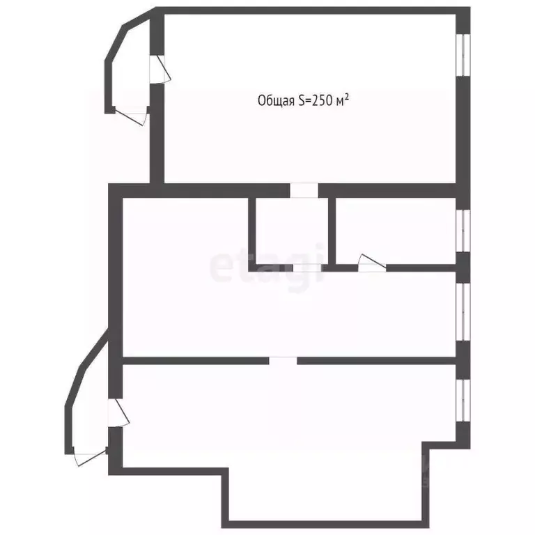 Офис в Брянская область, Брянск Унечская ул., 1 (250 м) - Фото 1