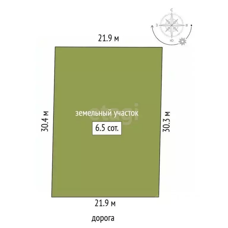 Участок в Ростовская область, Азовский район, Поселок Красный сад, ... - Фото 2