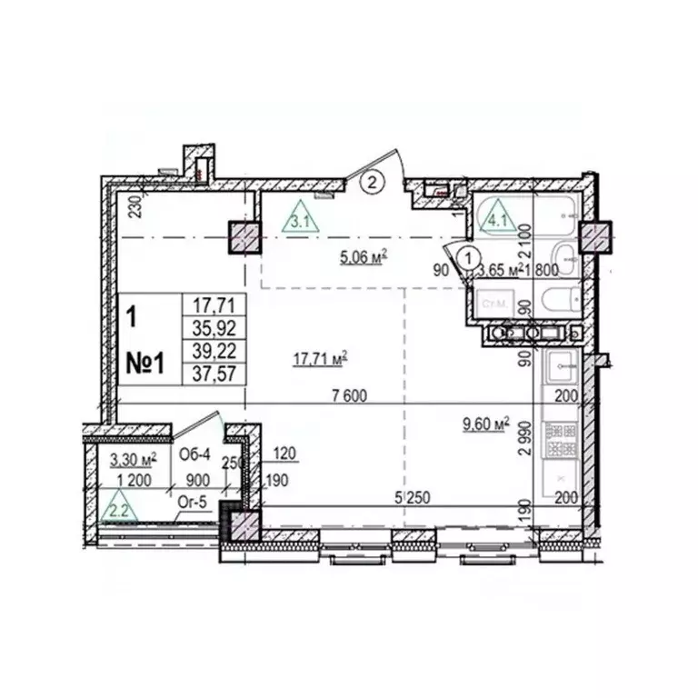 1-к кв. Приморский край, Уссурийск Семь Ветров мкр, Уссури Парк жилой ... - Фото 1