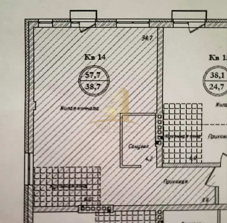 Студия Новосибирская область, Мошковский район, пос. Октябрьский ул. ... - Фото 1